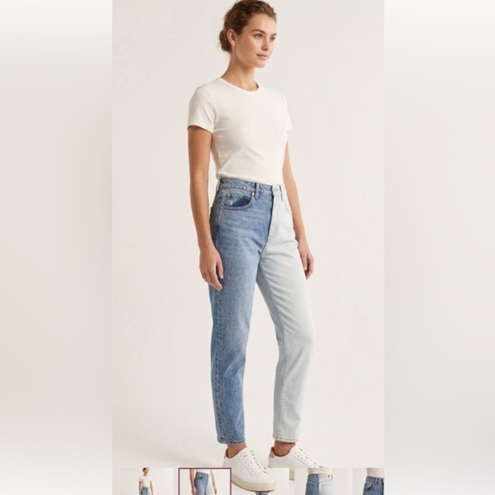 Refuge Highrise Blue Two Tone Jeans Size 1